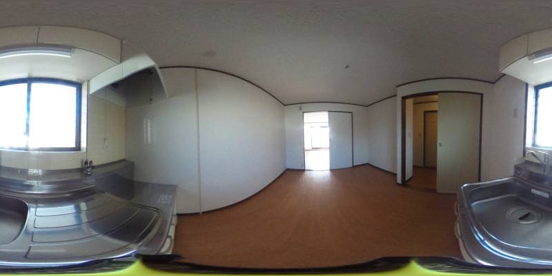 パノラマ画像キッチン