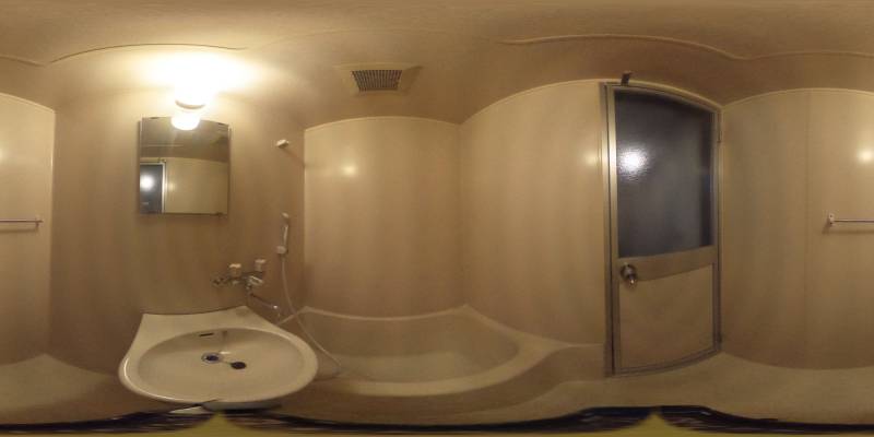 パノラマ画像バスルーム