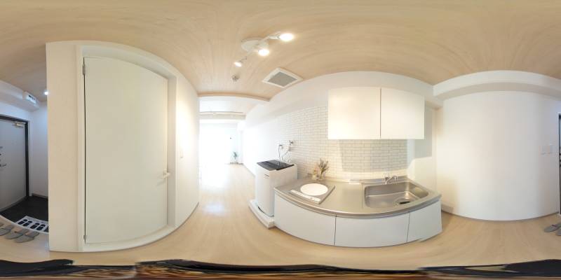 パノラマ画像キッチン