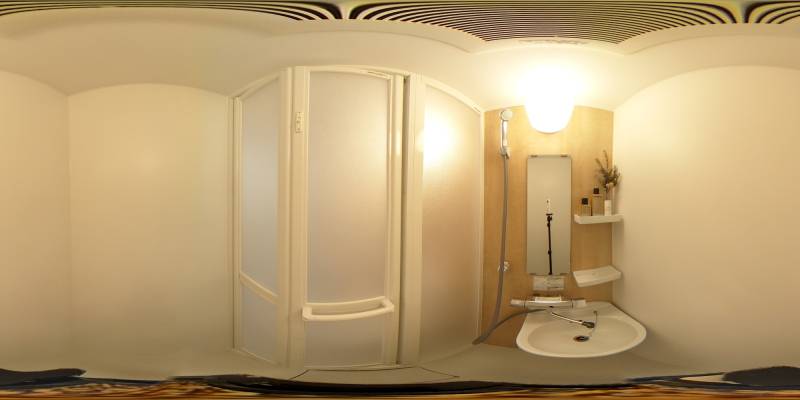 パノラマ画像バスルーム