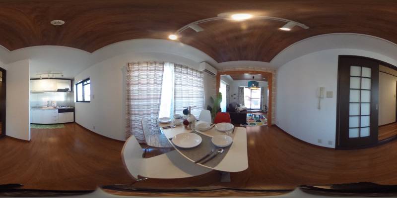 パノラマ画像ダイニング