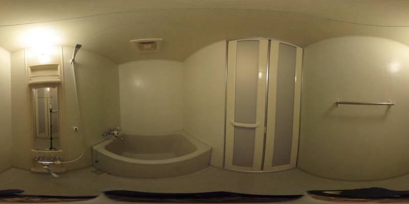 パノラマ画像バスルーム