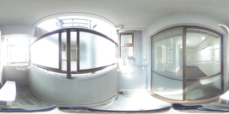 パノラマ画像バルコニー