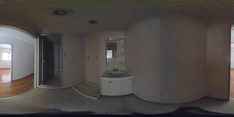 パノラマ画像洗面所