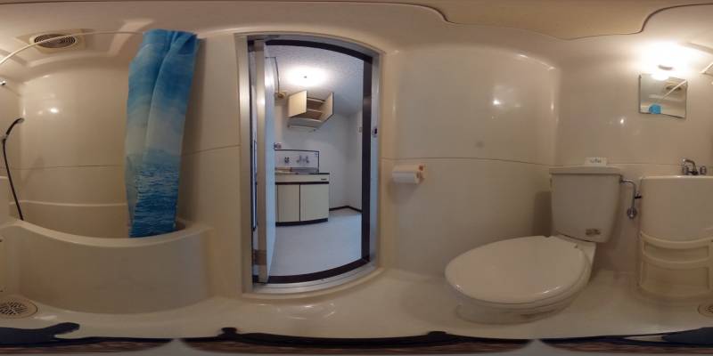 パノラマ画像バスルーム