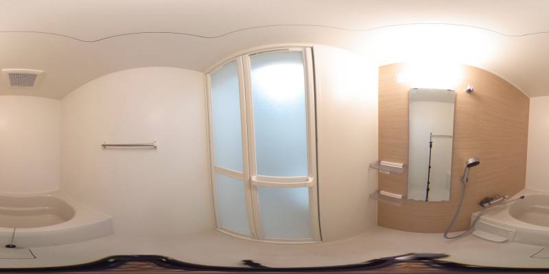 パノラマ画像バスルーム