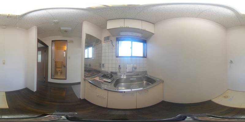 パノラマ画像キッチン