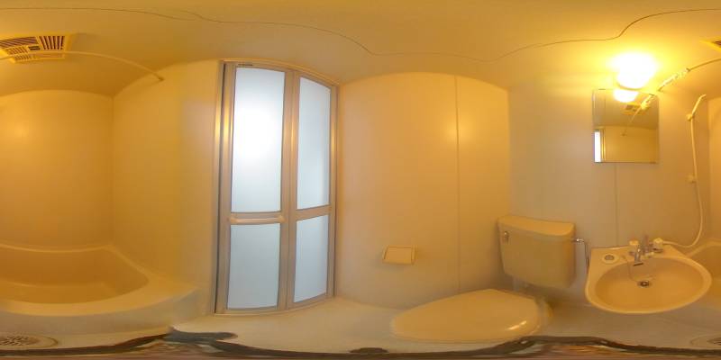 パノラマ画像バスルーム