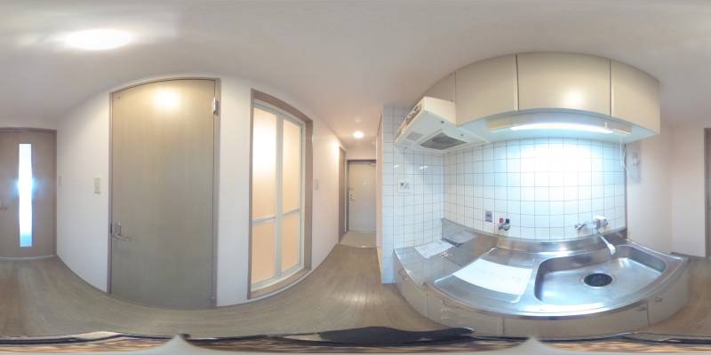 パノラマ画像キッチン