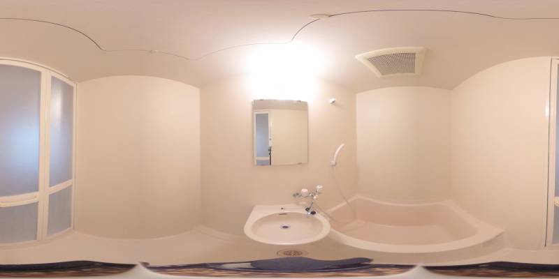 パノラマ画像バスルーム