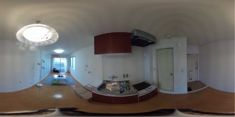 パノラマ画像キッチン