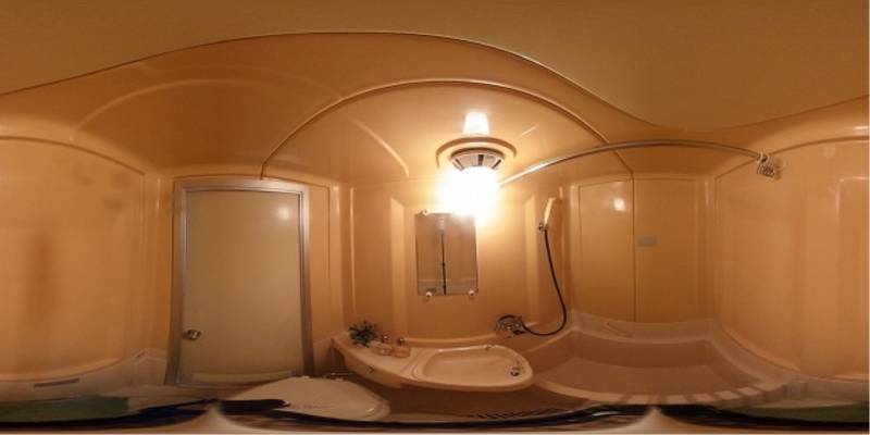 パノラマ画像バスルーム