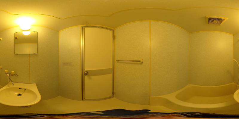 パノラマ画像バスルーム