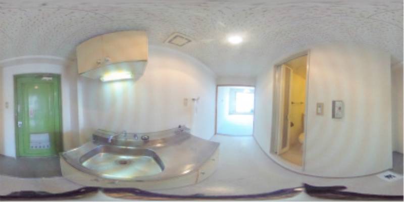 パノラマ画像キッチン