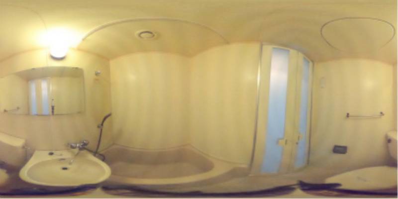 パノラマ画像バスルーム
