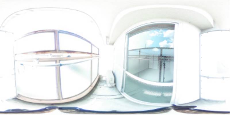 パノラマ画像バルコニー