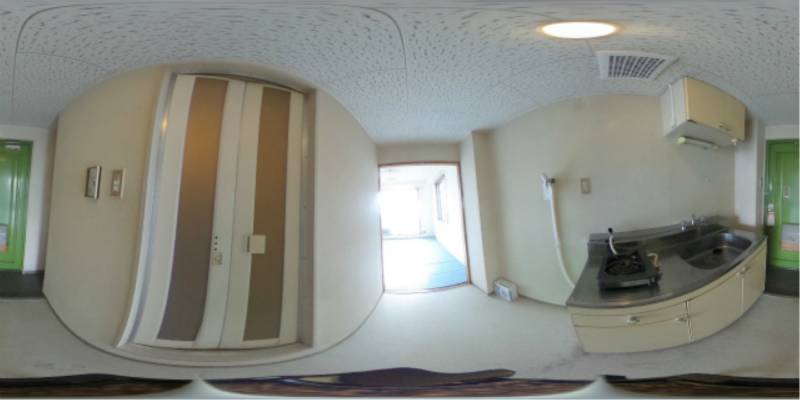 パノラマ画像キッチン