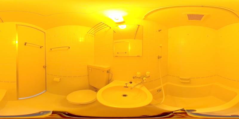 パノラマ画像バスルーム