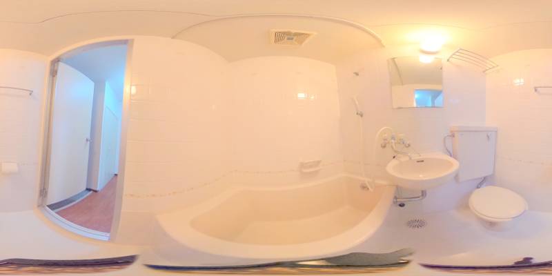 パノラマ画像バスルーム