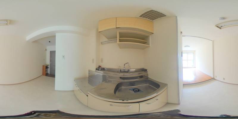 パノラマ画像キッチン