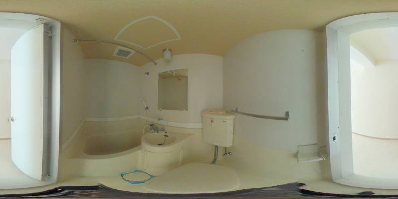 パノラマ画像バスルーム