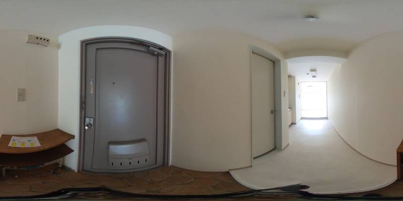 パノラマ画像玄関