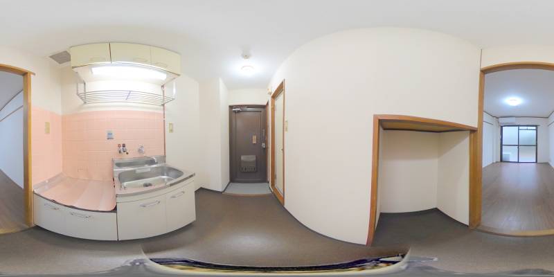 パノラマ画像キッチン