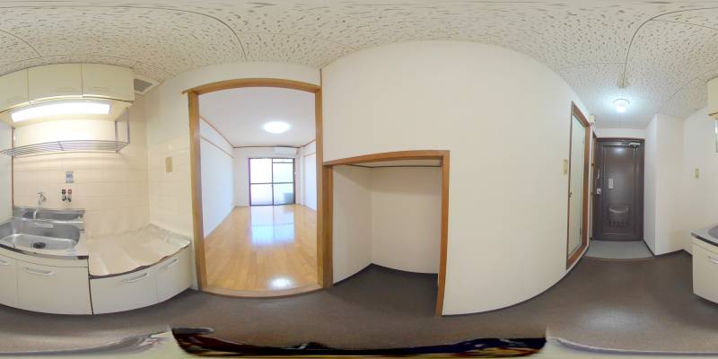 パノラマ画像キッチン