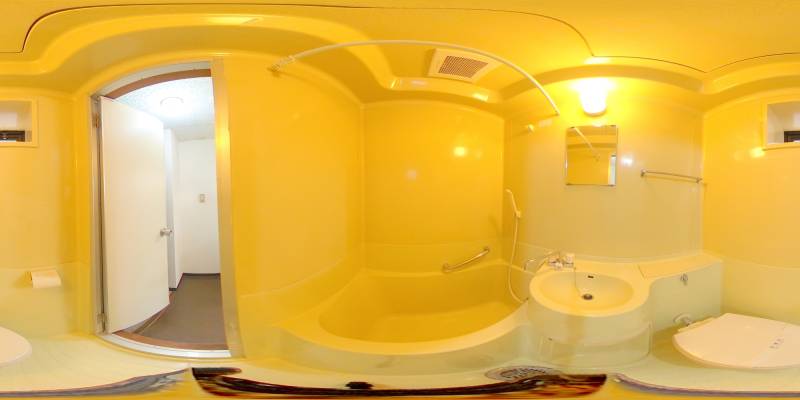 パノラマ画像バスルーム