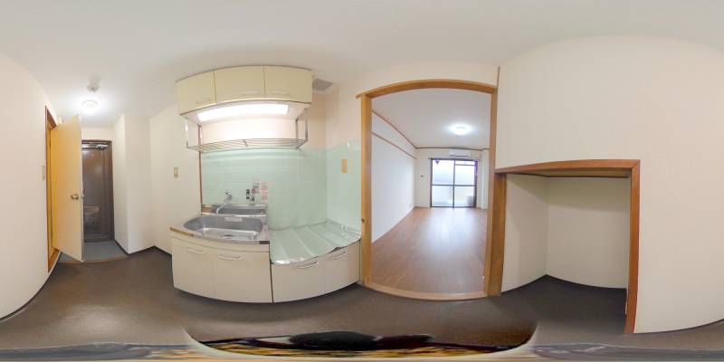 パノラマ画像キッチン