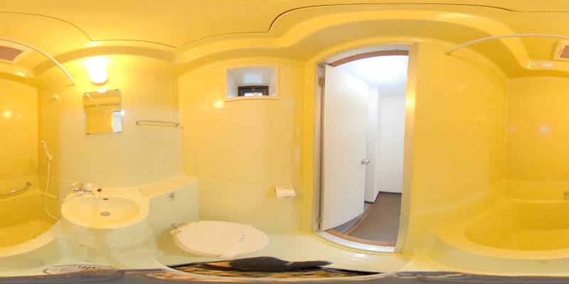 パノラマ画像バスルーム