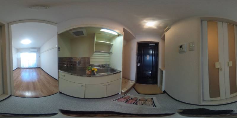 パノラマ画像キッチン