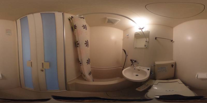 パノラマ画像バスルーム