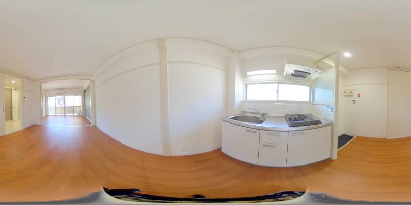 パノラマ画像キッチン