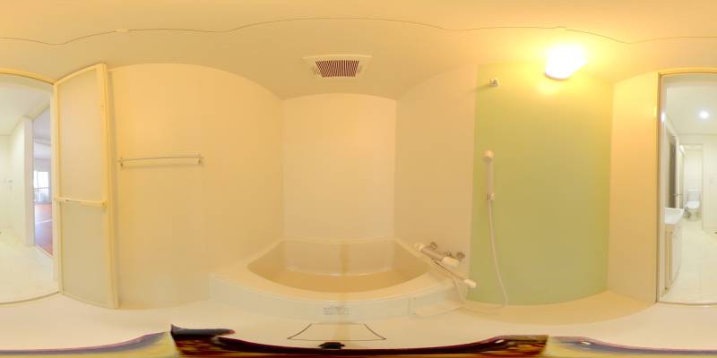 パノラマ画像バスルーム