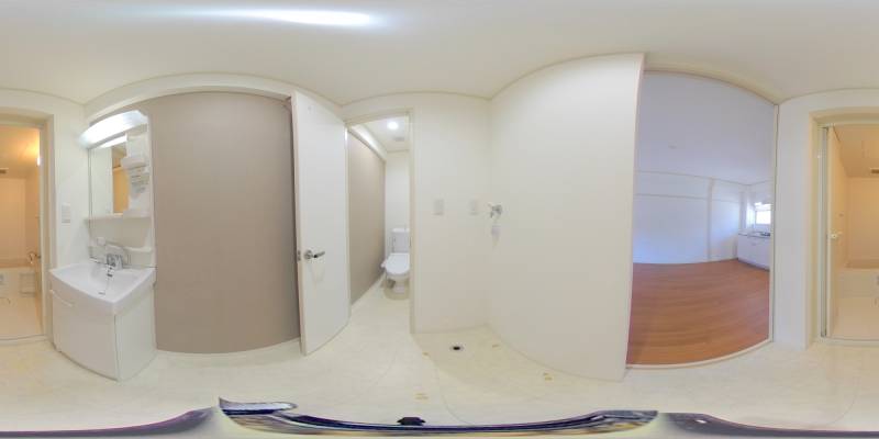 パノラマ画像洗面所