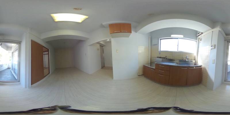 パノラマ画像キッチン