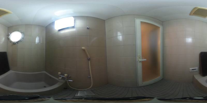 パノラマ画像バスルーム