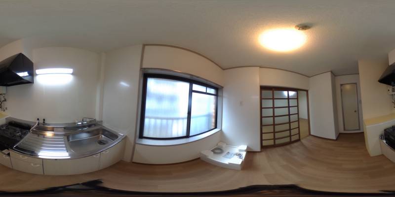 パノラマ画像キッチン