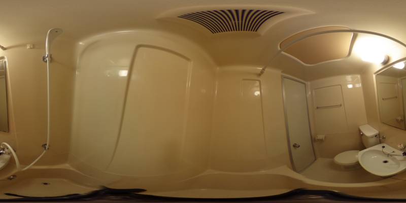 パノラマ画像バスルーム