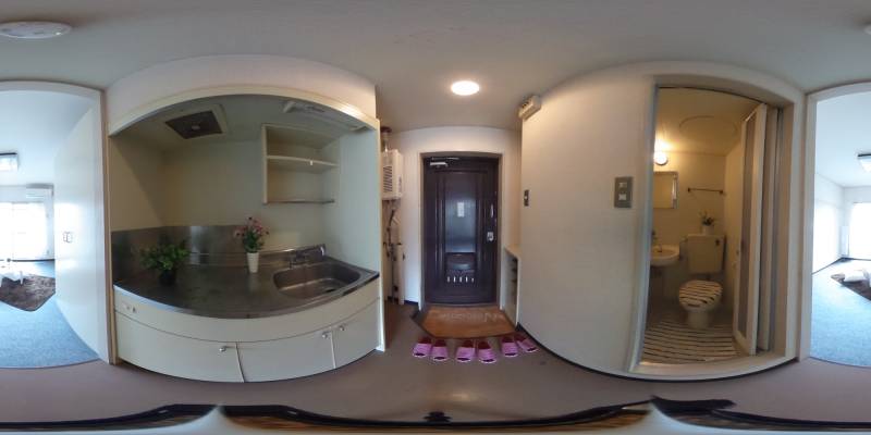 パノラマ画像キッチン