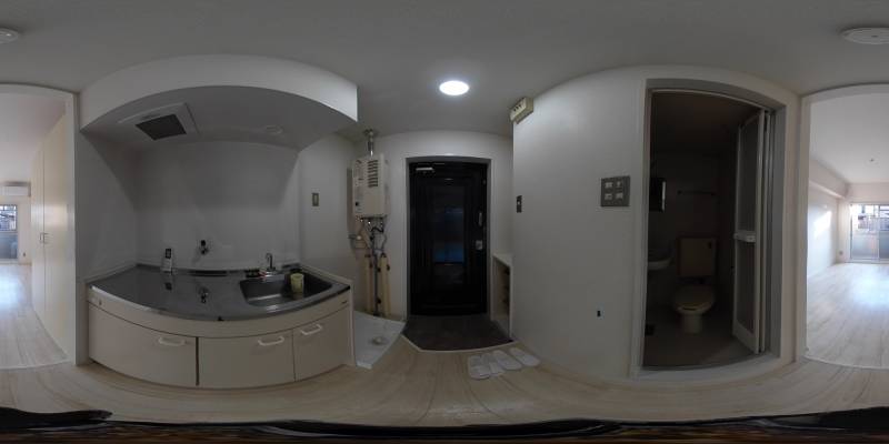 パノラマ画像キッチン