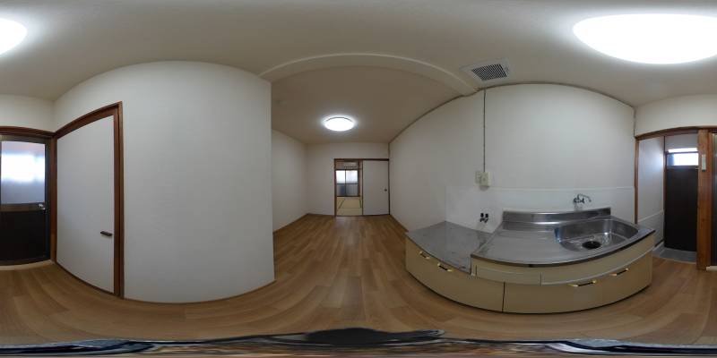 パノラマ画像キッチン