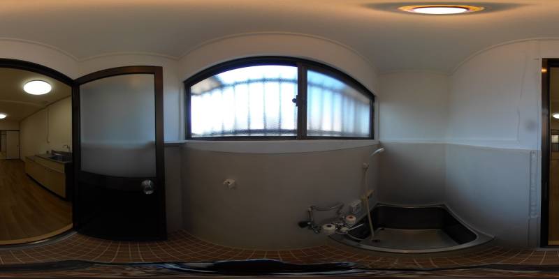 パノラマ画像バスルーム