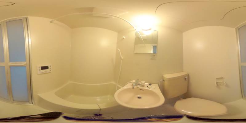 パノラマ画像バスルーム