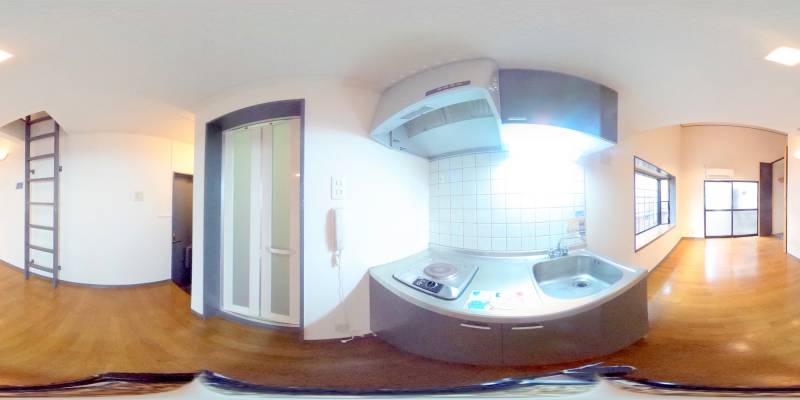 パノラマ画像キッチン