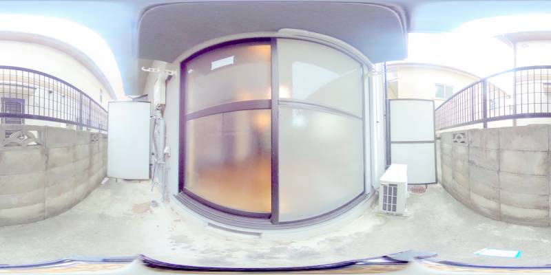 パノラマ画像バルコニー