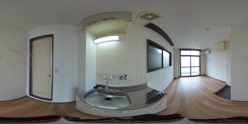 パノラマ画像キッチン