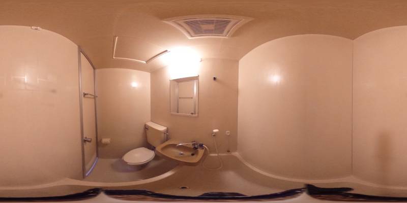 パノラマ画像バスルーム