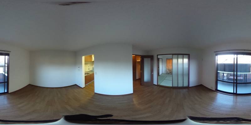 パノラマ画像リビング